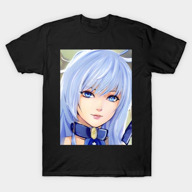 manga art cosplay blue eyes T-Shirt by animegirlnft